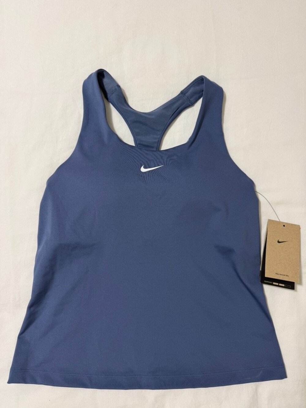 Nike Dri-FIT Swoosh Bra Tank Blue Women’s Small NWT
